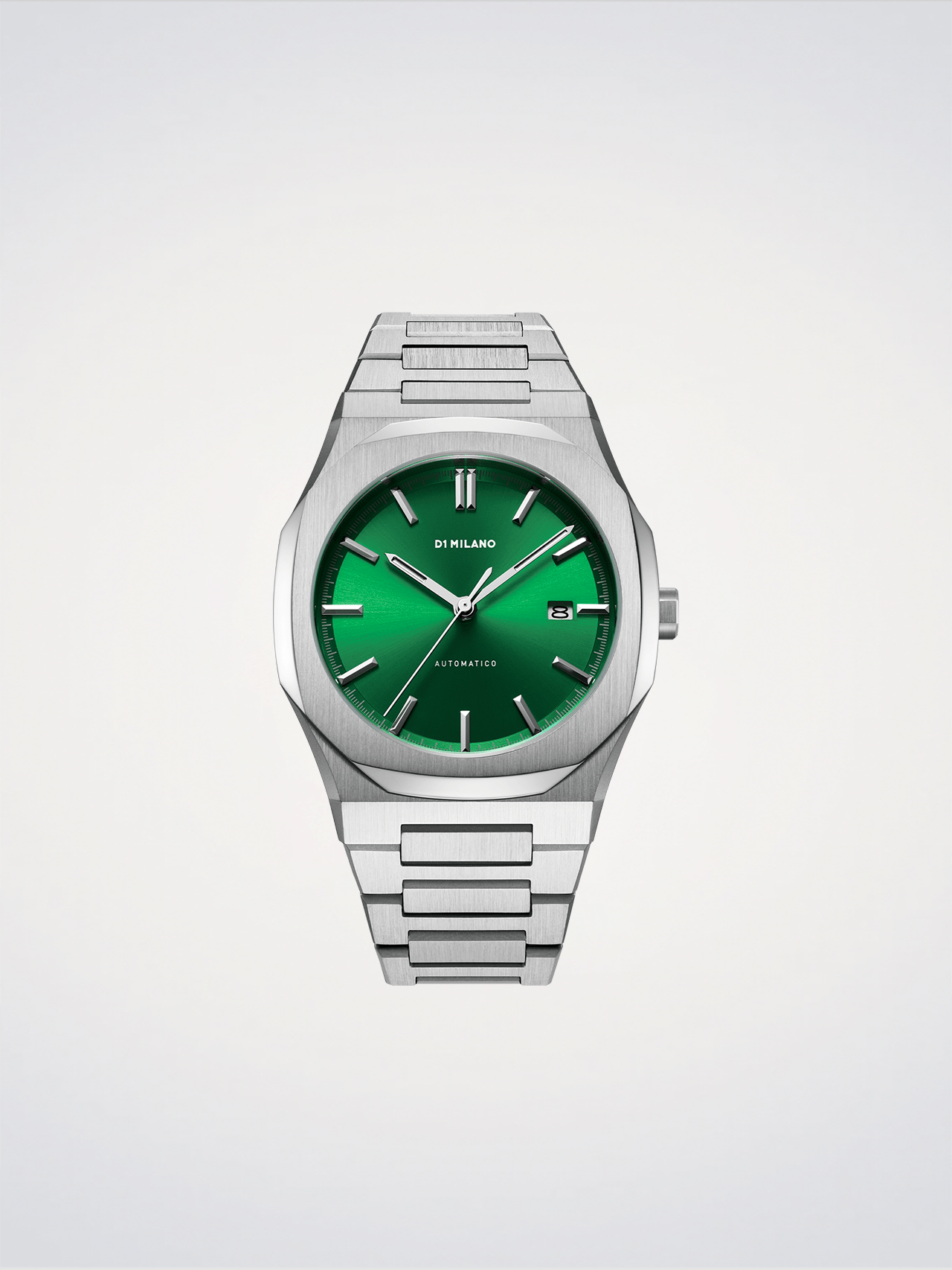 Montre automatique D1 Milano cadran vert acier inoxydable