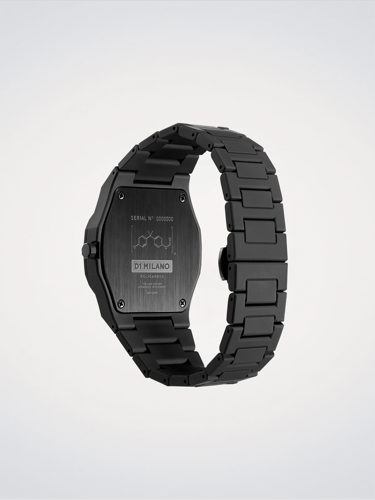 Montre D1 Milano Shadow Polycarbon pour homme