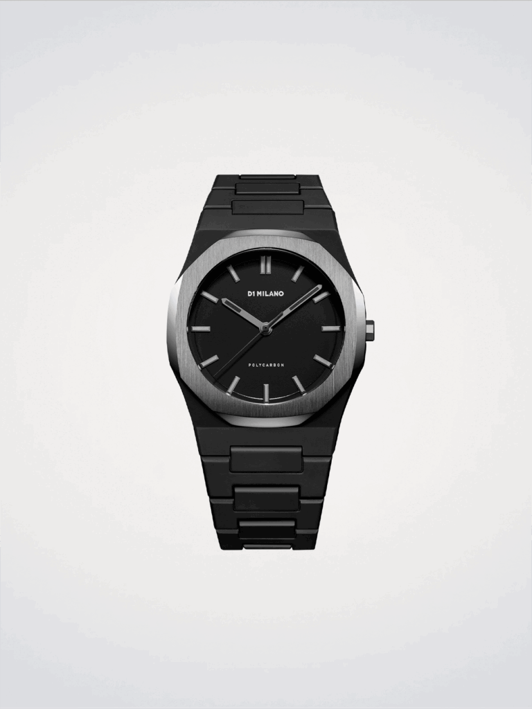 Montre D1 Milano Space Grey Polycarbon 40,5 mm