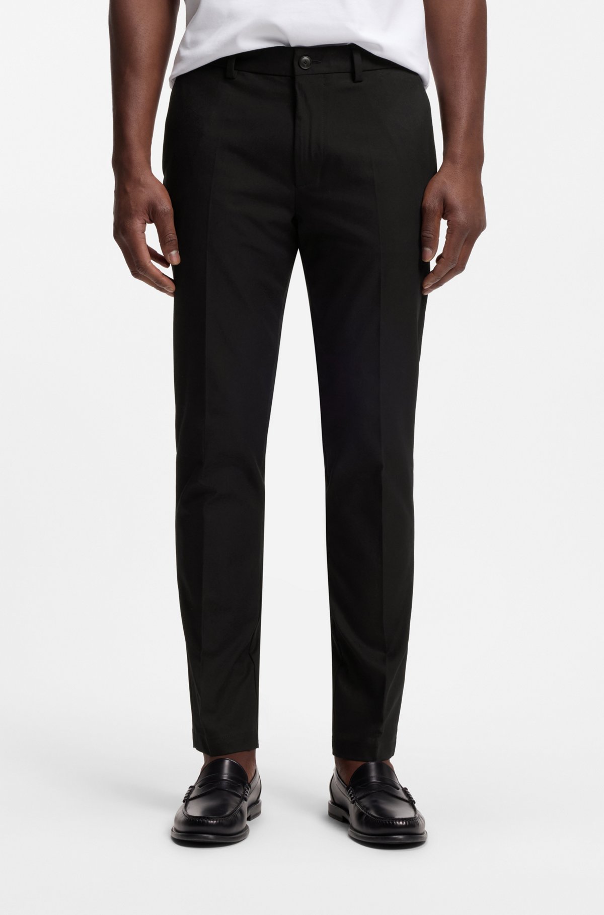 Pantalon casual en coton mélangé BOSS pour homme