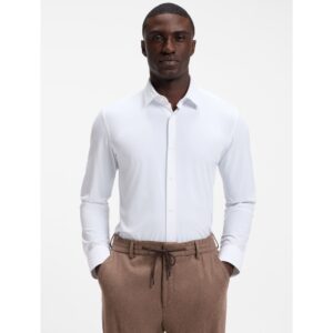 Chemise business slim fit stretch bleu pastel Hugo Boss