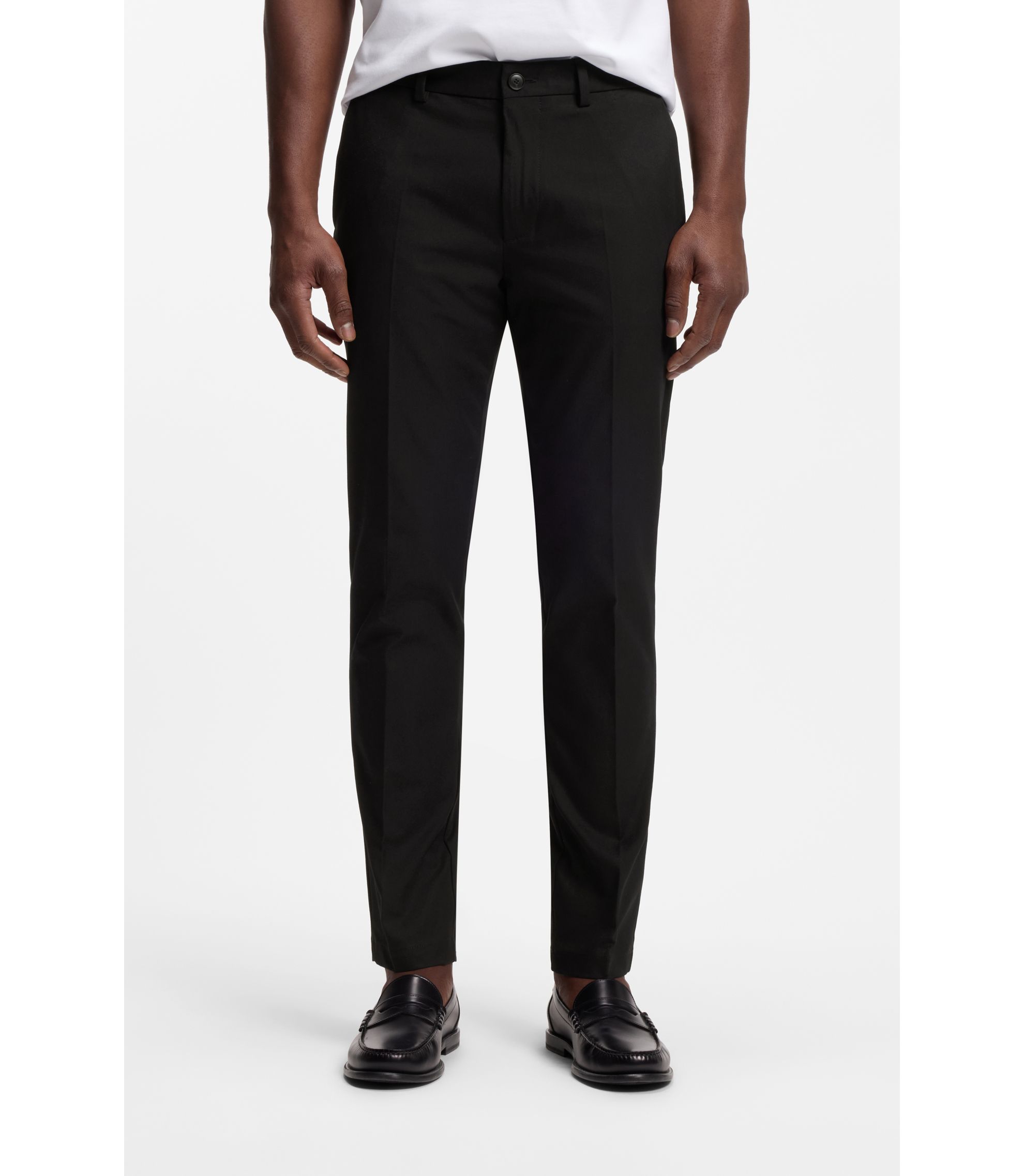 Pantalon casual en coton mélangé BOSS pour homme